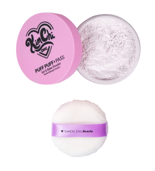 KIMCHI CHIC POLVO TRANSLUCIDO SUELTO PUFF PUFF PASS SET &amp; BAKE POWDER 01 IVANDER