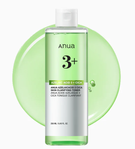 ANUA TONICO ANTIACNE AZELAICO ACID 3+ CICA SKIN CLARIFYING TONER 250 ML