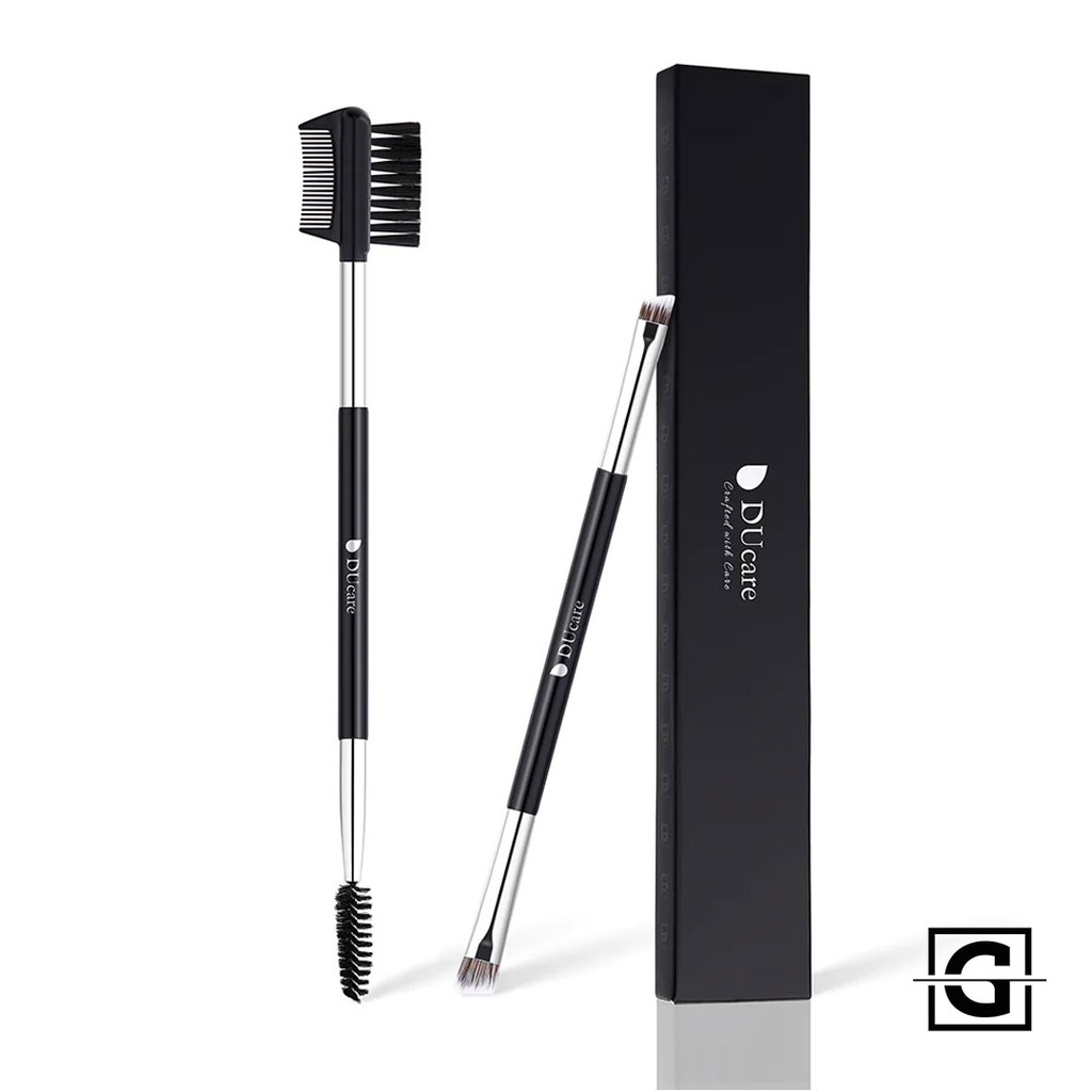 DUCARE SET 2 BROCHAS DE MAQUILLAJE PARA OJOS Y CEJAS