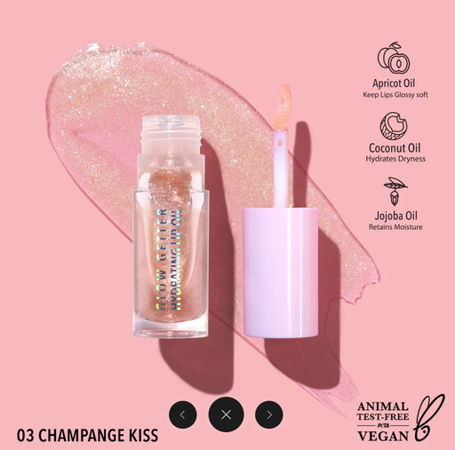 [816180029188 GLO003] MOIRA LABIAL HIDRATANTE GLOW GETTER 003 CHAMPAGNE KISS