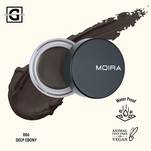 [816180024831 BDG006] MOIRA POMADA PARA CEJAS 006 DEEP EBONY