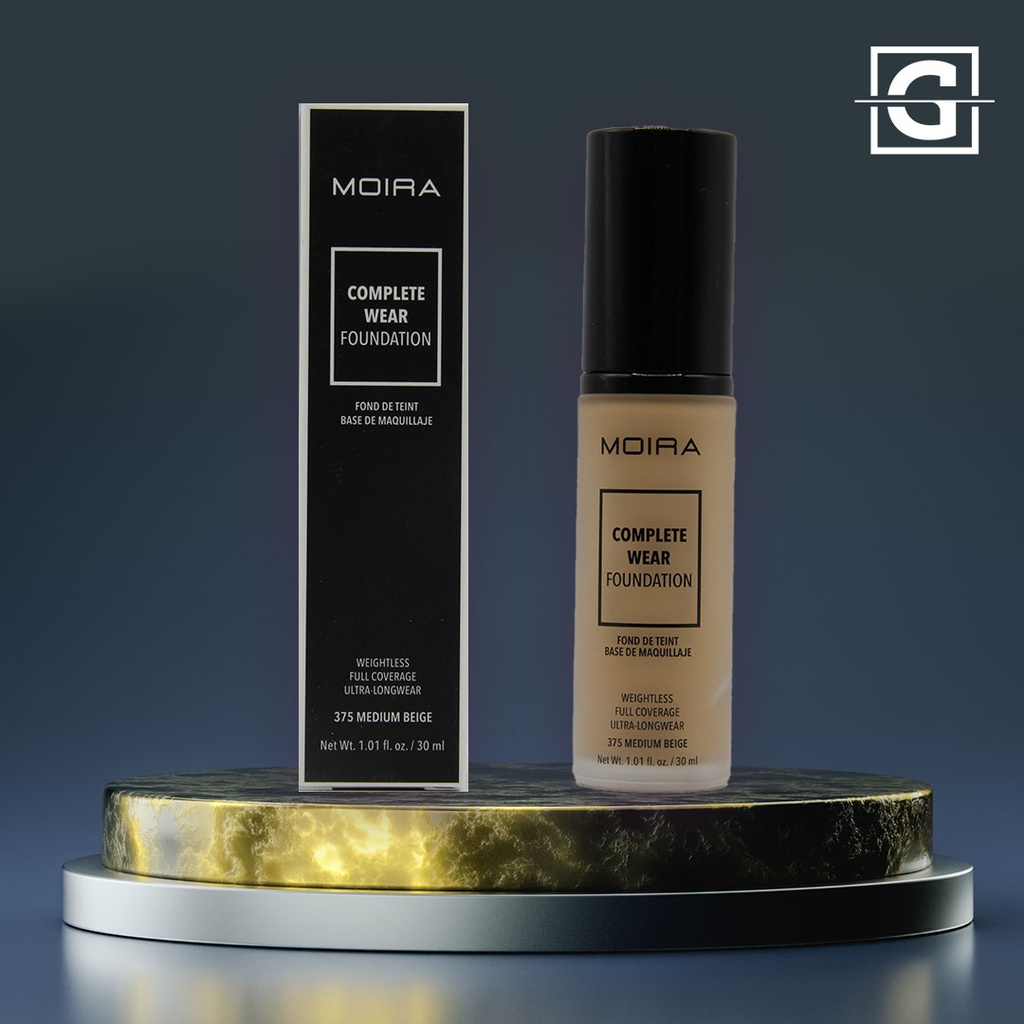 MOIRA BASE DE MAQUILLAJE COMPLETE WEAR 375 MEDIUM BEIGE