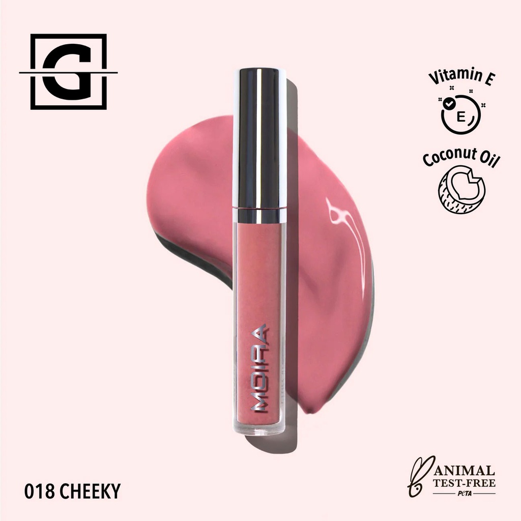 MOIRA GLOSS AFFAIR LIP 018 CHEEKY
