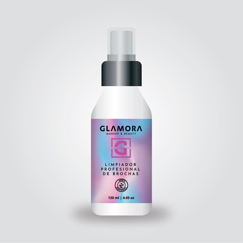 GLAMORA LIMPIADOR DE BROCHAS PROFESIONAL 120 ML