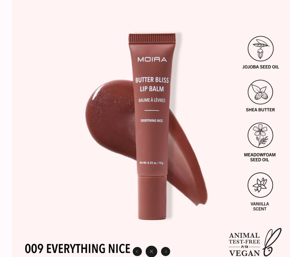 MOIRA BALSAMO LABIAL BUTTER BLISS 009 EVERYTHING NICE