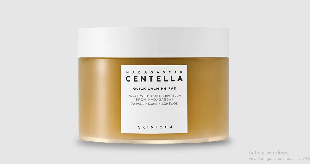SKIN 1004 TONICO EN PADS CALMANTES MADAGASCAR CENTELLA  QUICK CALMING PAD 70 PZAS
