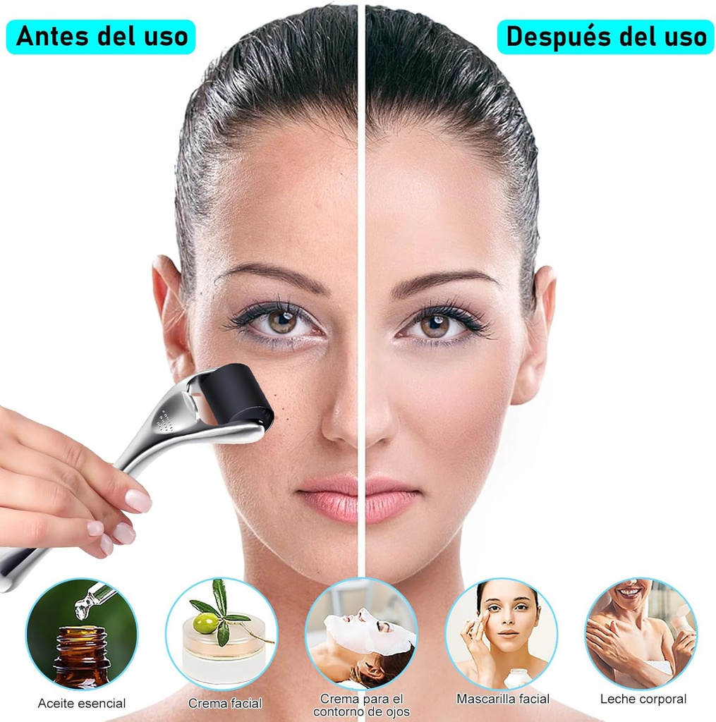 DAMOA &amp; KOCO DERMA ROLLER 540 AGUJAS 0.50 mm.