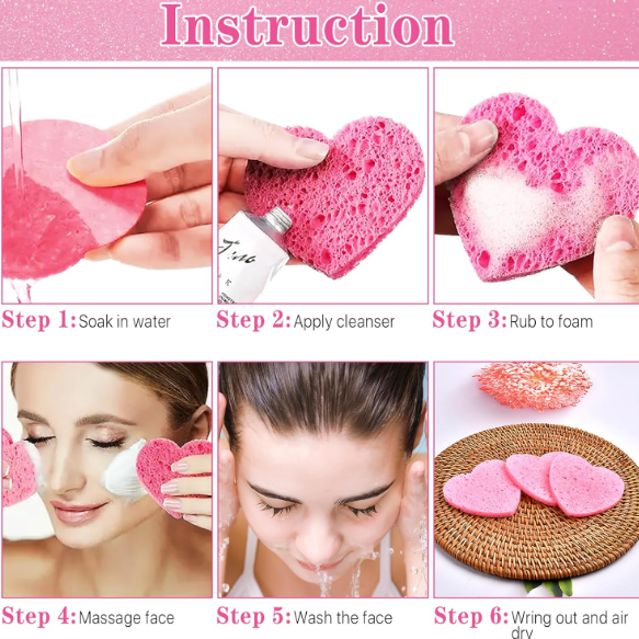 DAMOA &amp; KOCO ESPONJA FACIAL DESECHABLE