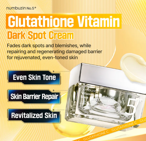 NUMBUZIN HIDRATANTE FACIAL ANTIMANCHAS No. 5+ VITAMIN GLUTATHIONE DARK SPOT LASER CREAM