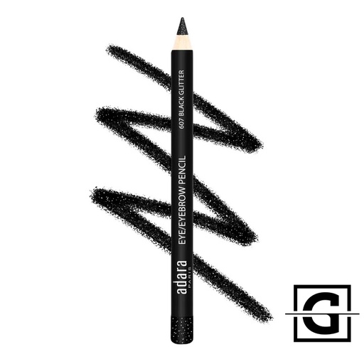 [763600000286] ADARA DELINEADOR DE OJOS 607 BLACK GLITTER